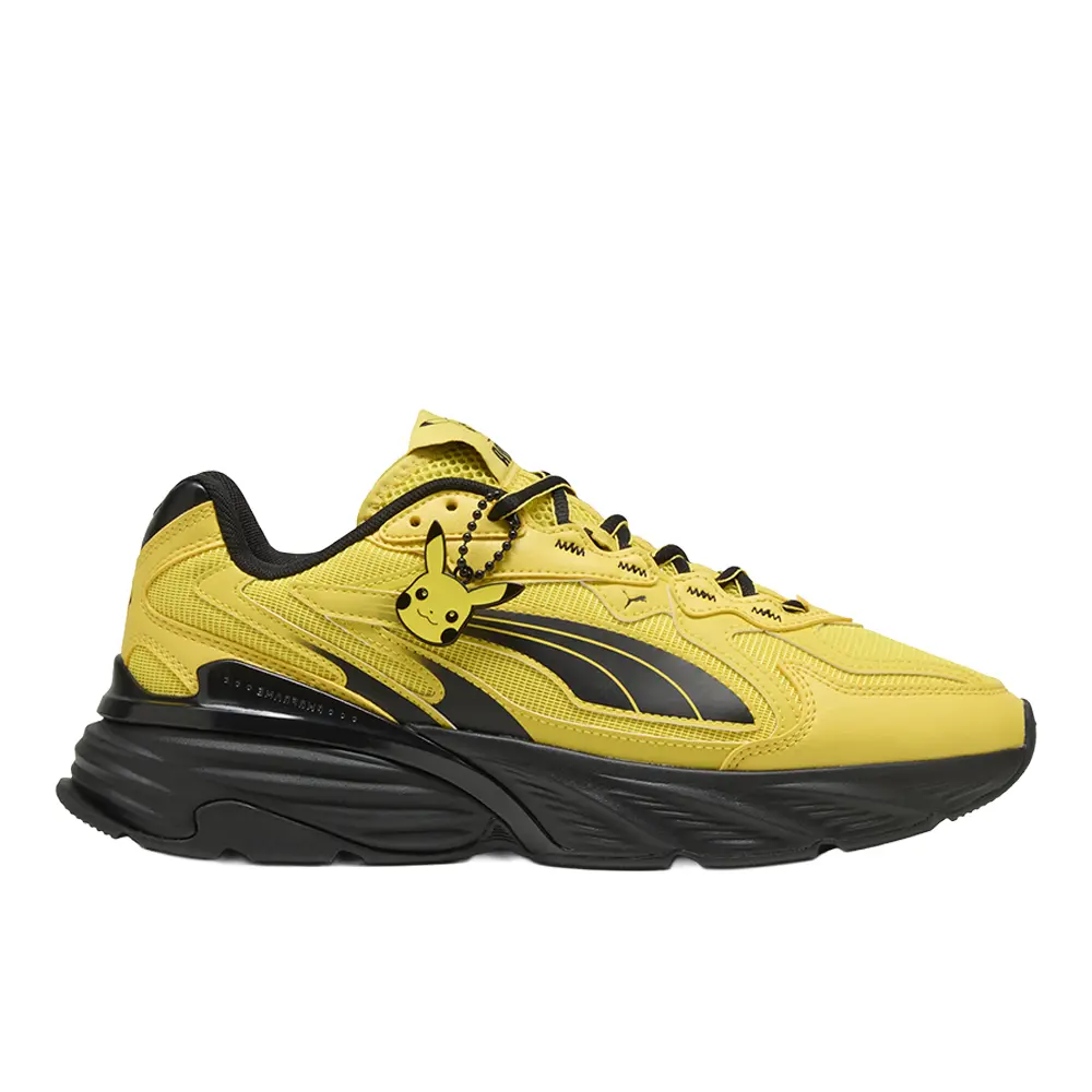 PUMA Mens X Pokemon Fade Nitro Pikachu Lace Up Sneakers Shoes Casual - Yellow