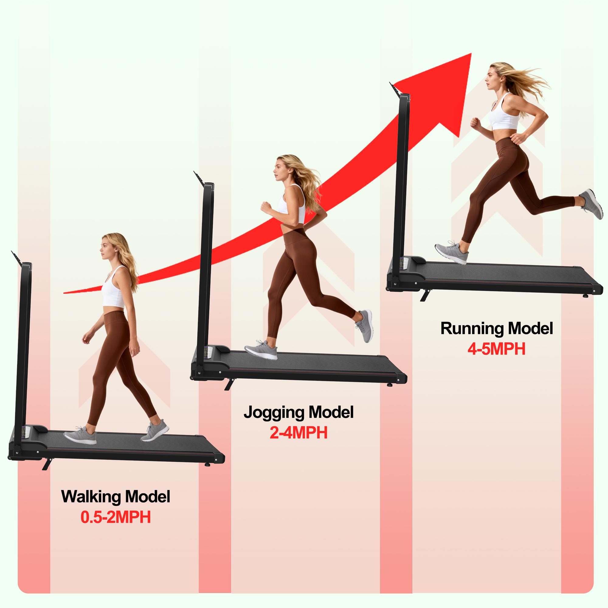 【KINMAC】Foldable Treadmill with Handle Bar & Incline 2 in 1 Upgrade Portable Under Desk Walking Pad Vibration Pad Remote Control for Home Office Small Spaces 【KINMAC】Foldable Treadmill with Handle Bar & Incline 2 in 1 Upgrade Portable Under Desk Walking Pad Vibration Pad Remote Control for Home Office Small Spaces