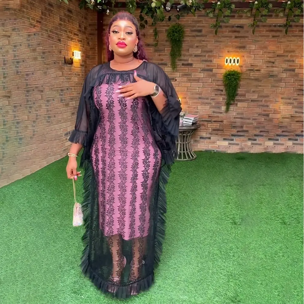 Women's 2-Piece African Abaya Style Maxi Dress, Long Sleeve Ankara Print Gown for Formal Parties and Weddings, Longsleeves, Bachelorette Party, All Seasons, Floor Length, Spandex Blend, 116Cm, 125Cm, Jersey Spandex, Polyester, African Print Party Dresses,