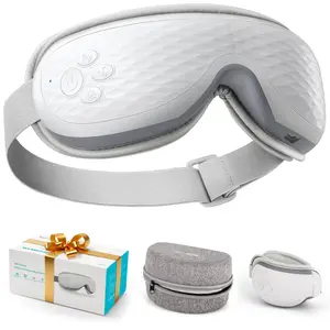 Alljoy Christmas Gift: Eye Massager with Heat & Cooling - Bluetooth Music Sleep Mask for Migraine, Eye Strain, Dark Circles & Dry Eyes | Perfect Birthday/ Holiday Present for Women & Men