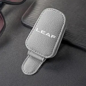 Nissan Leaf Car Sunglasses Holder, Excellent Storage Solution, Holds Sunglasses and Cards, 1 Piece, Convenient Car Accessory