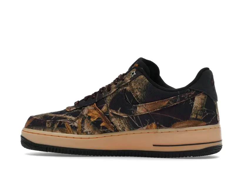 NIKE Air Force 1 Low 'Realtree' Men's Stylish Camo Sneaker - Casual Low Top Athletic Trainer Footwear, Lace-Up, Stylish Design