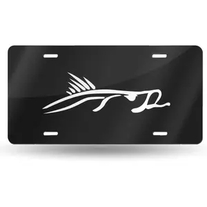 License Plate Snook Robalo Fish Saltwater Fishing Decorative Car Front License Plate,Vanity Tag,Metal Car Plate,Aluminum Novelty License Plate for Men/Women/Boy/Girls Car,6 X 12inch