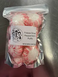 Freeze Dried Candy - Peppermint Puffs by 3 Kids Candy