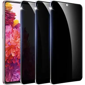 [3+1 Pack] Designed for Samsung Galaxy S20 FE 5G Privacy Screen Protector,9H Tempered Glass[Not Support Fingerprint Unlock] Anti-Spy Film Compatible with Samsung S20FE 5G