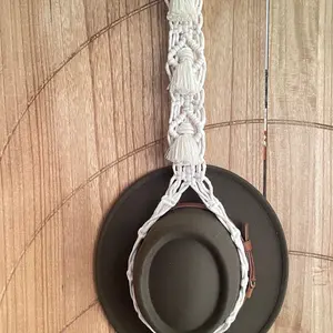 Single Macrame Hat Hanger Organiser Minimalist Decorative