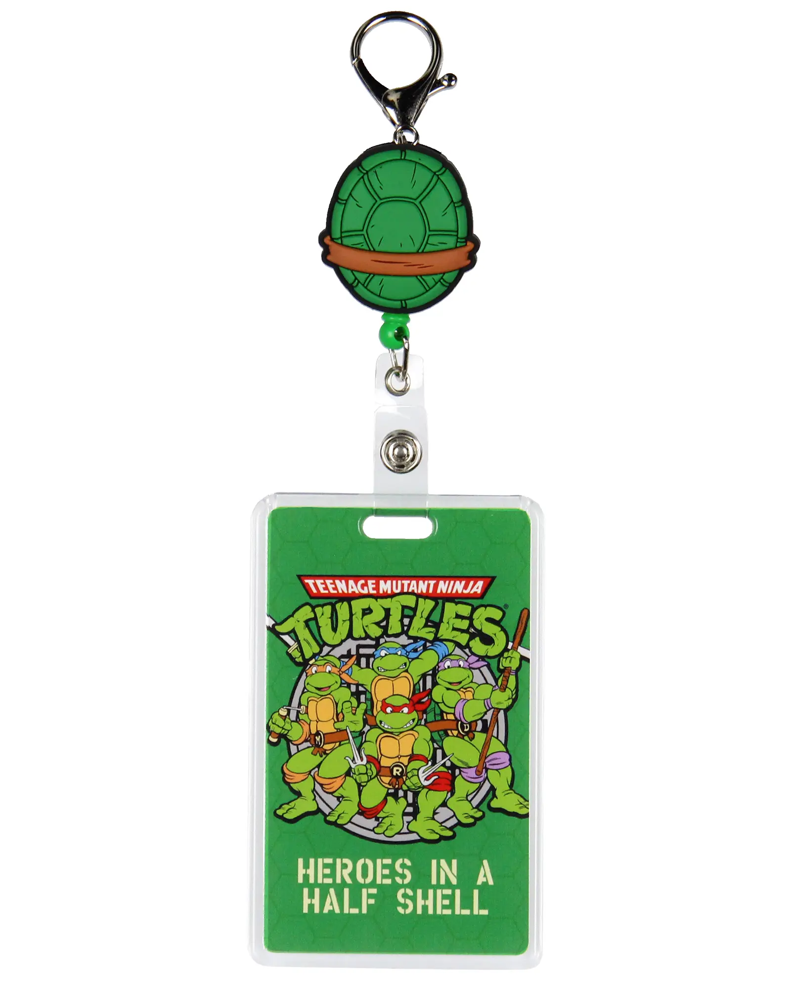 Teenage Mutant Ninja Turtles Lanyard TMNT Shell Retractable Badge Reel