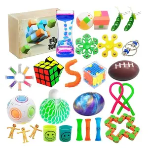 35PCS Fidget Toy Set Sensory Toys for Kids & Adults, Stress Relief Anti Anxiety Fidget Pack for ADHD Autism, Classroom Prize Box Rewards, Party Favors Gift Set