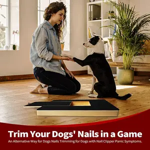 Retractable Wooden Dog Nail Grinder with Sandpaper – Essential Pet Grooming Tool & Scratch Board for Dogs products Paw Trimmer
