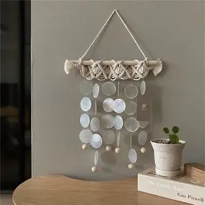 INS-style Shell Wind Chime Wall Hanging Home Living Room Decor Gift Set Hangable Ornaments for Elegance and Tranquility