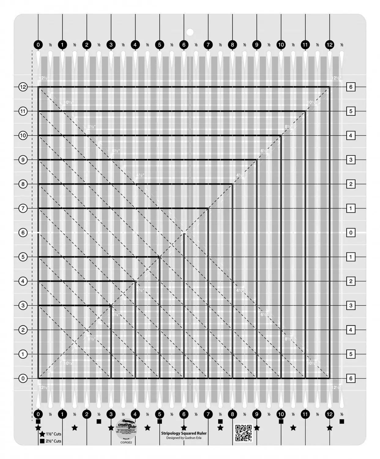 Stripology© Squared Ruler CGRGE2