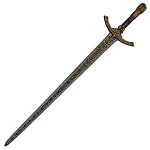 Munetoshi 39.5" Foam Twin Sword Knight Replica Moon Costume Blade Rellana Cosplay Elden Prop Ring