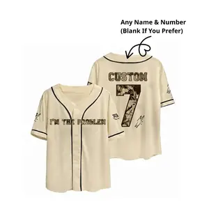 Custom Still The Problem 2026 Baseball Jersey, Personalized Name Number Merch Shirt Unisex