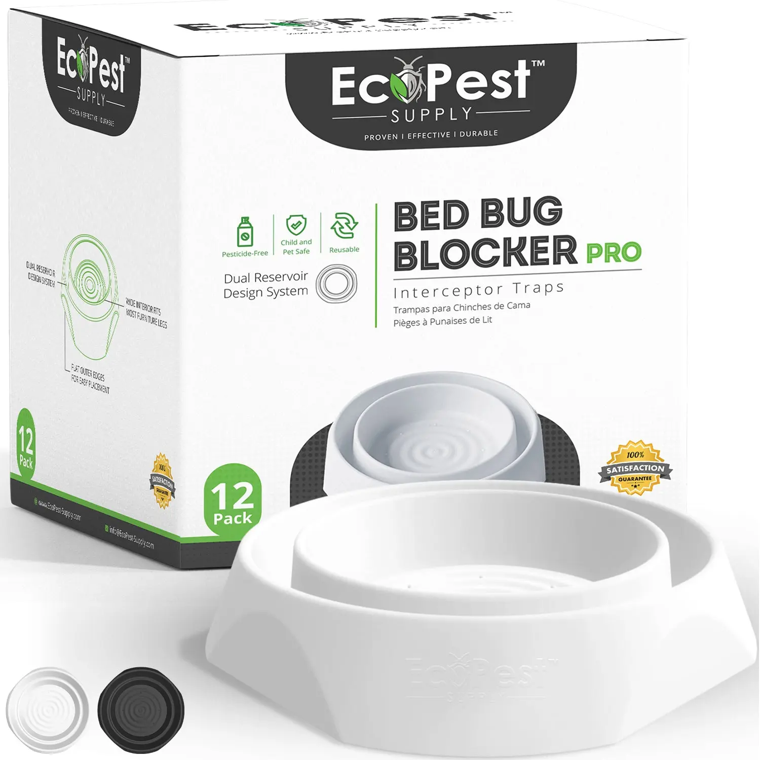 Bed Bug Blocker (Pro) — 12 Pack | Interceptors, Monitors, and Traps Bed Bug Blocker (Pro) — 12 Pack | Interceptors, Monitors, and Traps