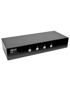 Tripp Lite TRL-B004-DPUA4-K 4-Port Displayport KVM Switch with Audio Cables & USB 3.0 SuperSpeed Hub