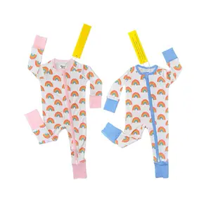 Rainbow Dreams Bamboo Zippy Pajamas