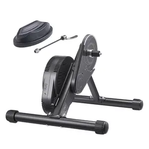Bike Trainer, 1-13 Level Resistance, 26-29 Inch & 700C Wheel Compatibility, Smart Indoor Cycling Stand With Front Wheel Riser Block, Suitable For Road And Mountain Bikes, Zwift Compatible And App-Connected