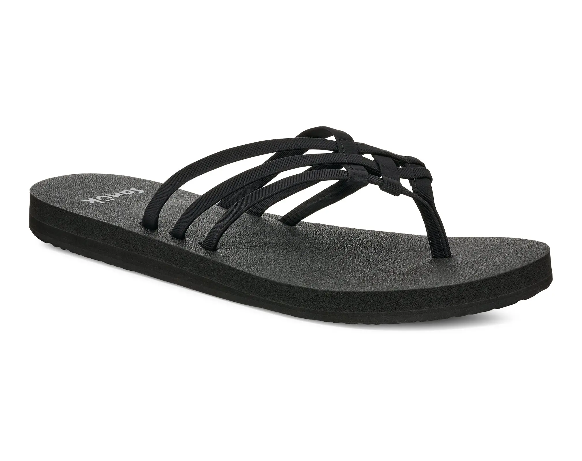 Sanuk Sanuk Yoga Sandy II Women's Black Sandals - Classic Summer Footwear