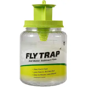 Outdoor Reusable Fly Trap Canister Insect Killer Plastic Pack