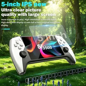 5-Inch Sf3500 HD Handheld Game Console, Portable Gaming System, Retro Arcade Simulator, Dual Player, TV Output, Audio Video Playback