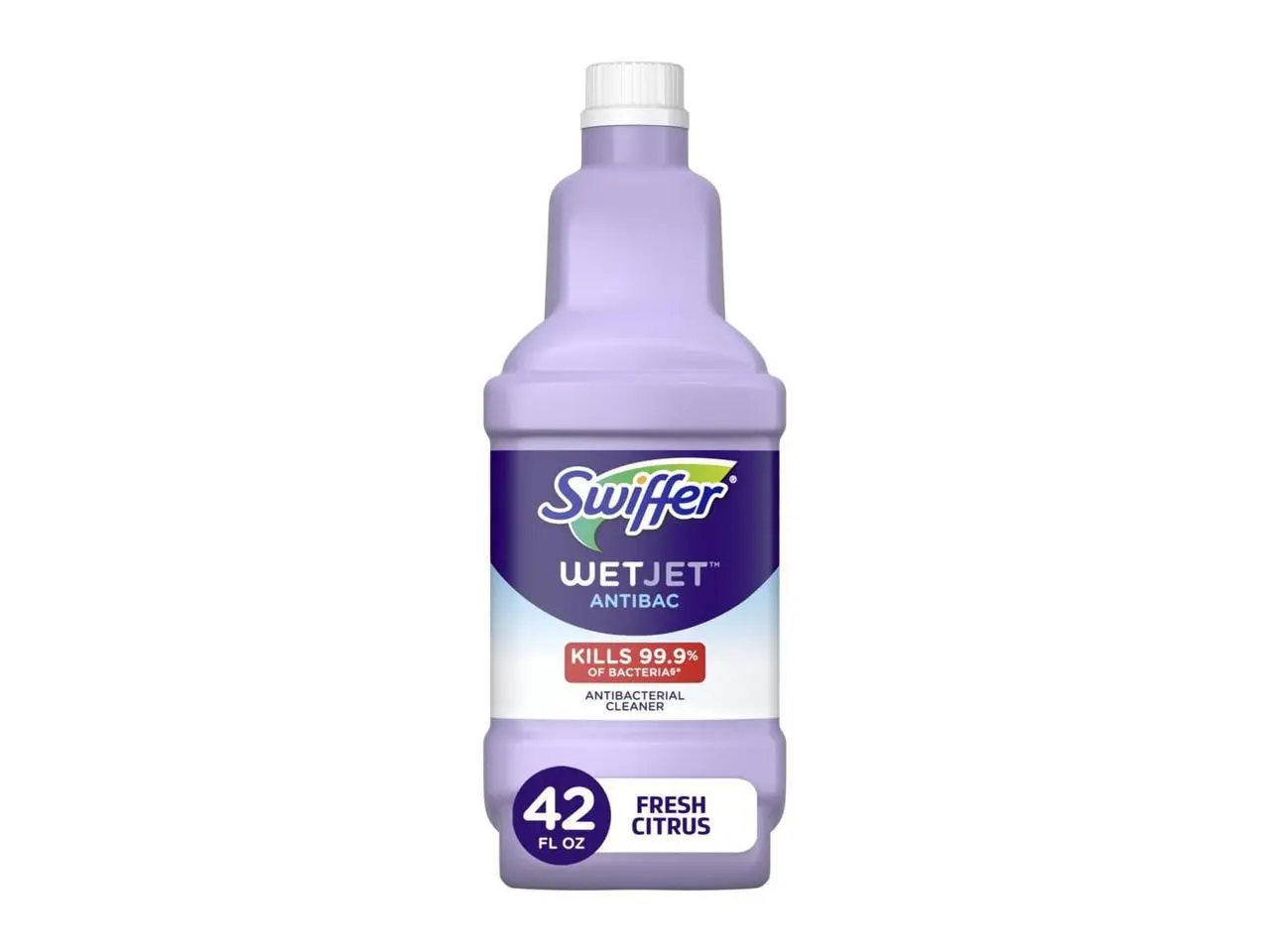 Swiffer® WetJet® Antibacterial Multipurpose Floor Cleaner, Fresh Citrus Scent, 42.2 Oz Bottle Swiffer® WetJet® Antibacterial Multipurpose Floor Cleaner, Fresh Citrus Scent, 42.2 Oz Bottle