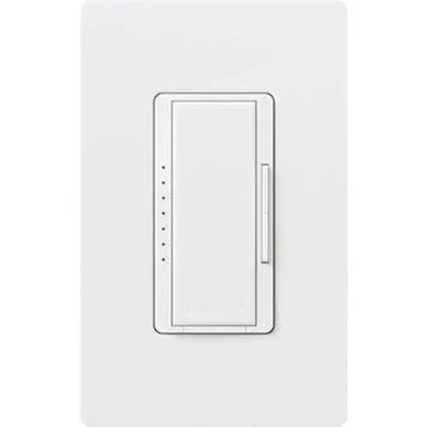 Lutron RadioRA 2 PRO LED+ Dimmer, 250W LED, 120V, White, RRD-PRO-WH