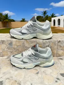 Vintage Couple Running Shoes, Thick Sole Dad Sneakers, Unisex Outdoor Casual Sports Shoes, All Seasons, Medium Width, No Heel