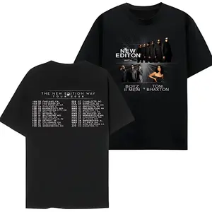 New Edition Way Tour 2026 Concert T-Shirt, New Edition Boyz II Men Toni Braxton Tour Dates Graphic Tee, Classic R&B Music Fan Shirt