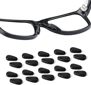 Eyeglass Nose Pad Compatible with Ray-Ban Meta Wayfarer, & Gen 2 and Oakley Meta HSTN, 10 Pairs Soft Silicone Nose Pads, Anti Slip Silicone Nose Pads