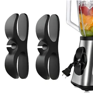 Kitchen Appliance Wire Storage Set, Includes Air Fryer and Coffee Machine Cord Holders, Cable Management Clips, 2 Piece Set