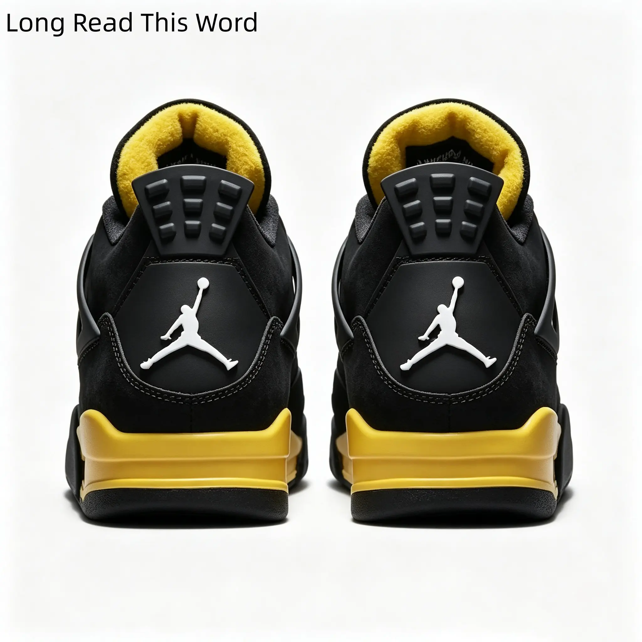 Aesthetic Retro High Top Trainers Black Yellow Suede Comfort All-Day Walking Streetwear Sneakers