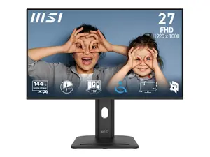 MSI PRO MP275PG E14, 27’ IPS, FHD, 144Hz, 4ms GTG, Height Adj. stand, Speaker