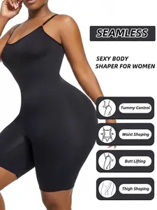 Seamless Body Shaper for Women Tummy Control Bodysuit Butt Lifter Shapewear Thigh Slimmer