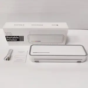 Portable Thermal Printer, 1 Count USB Rechargeable Wireless Label Printer, Portable Travel Printer, Compatible with Android & IOS Printing, Portable Handheld Printer