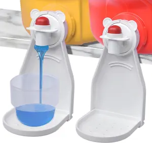 Laundry Detergent Cup Holder [2 Pack] Detergent Drip Catcher for Laundry Room Organizer. No More Mess or Leaks Racks Shelf