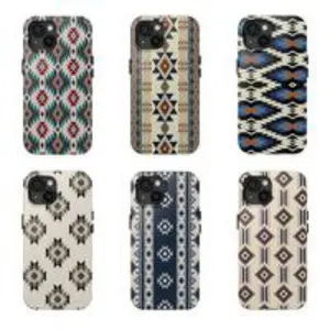 Aztec Pattern Phone Case, Western Phone Cover For iPhone 16, 15, 14, 13, 12, 11 Pro, Mini, Plus, Promax, 8, X, Xs, Xr, Western pattern, Tribal Pattern