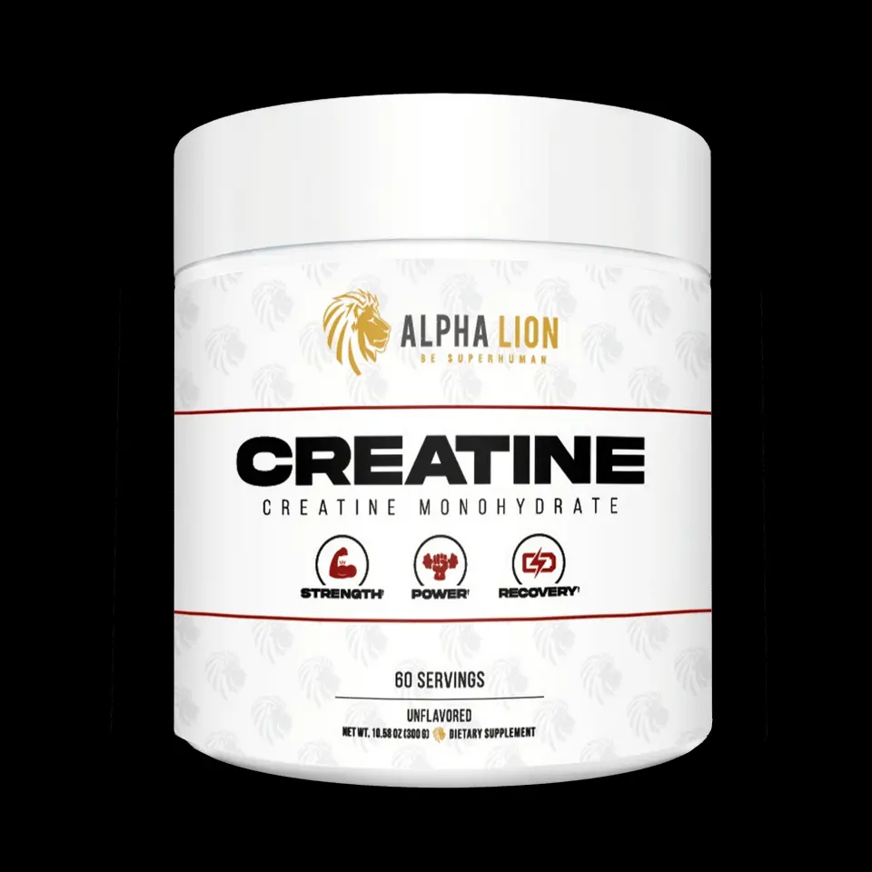 Alpha Lion Pure Creatine Monohydrate Protein Powder Supplement - 60 Servings, Prop 65 Safe