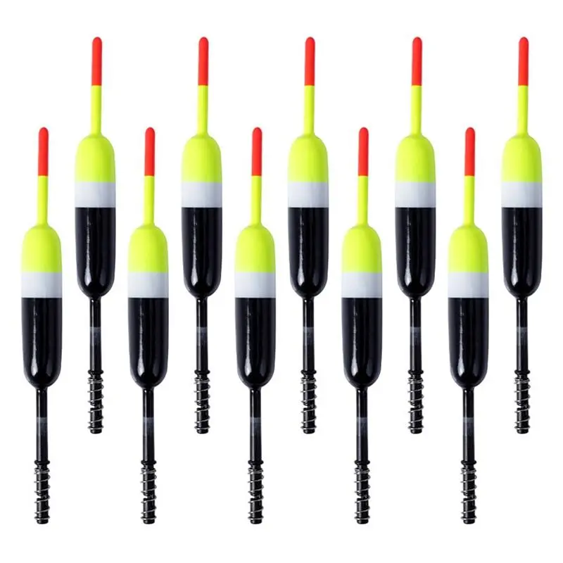 10 Pcs Functional Fishing Floats - Crappie Bobbers, Spring Slip Bobbers, Essential Fishing Gear Accessories for Angling Activities