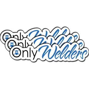 (3Pcs) Only Welders Sticker, Funny Welding Welder Hard Hat Stickers, Funny Decals Gifts Helmet Waterproof Vinyl Sticker W