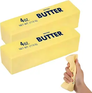 2Pcs Butter Squishy, Slow Rising Squishy, Taba Squishy, Stress Balls, Stress Relief & Fidget Toys for ADHD, Party Favor Gift