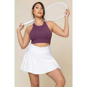 Crisscross Hourglass® Twirl Skort (Longer) - White