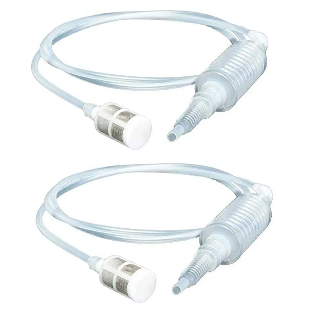 2 Pack 6.3 ft Siphon Tube Pipe Hose Suction Pipe For Homemade Wine Beer Making Brewing Equipment Durable
