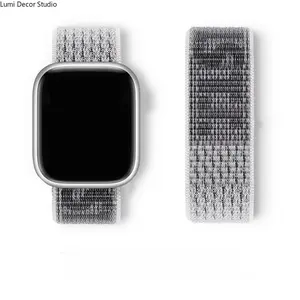 Elastic Braided Solo Loop Band for Apple Watch – Stretch Nylon Sport Strap Compatible with Series 11/10/9/8/7/SE/Ultra 2, Comfortable Breathable Wristband for Women & Men