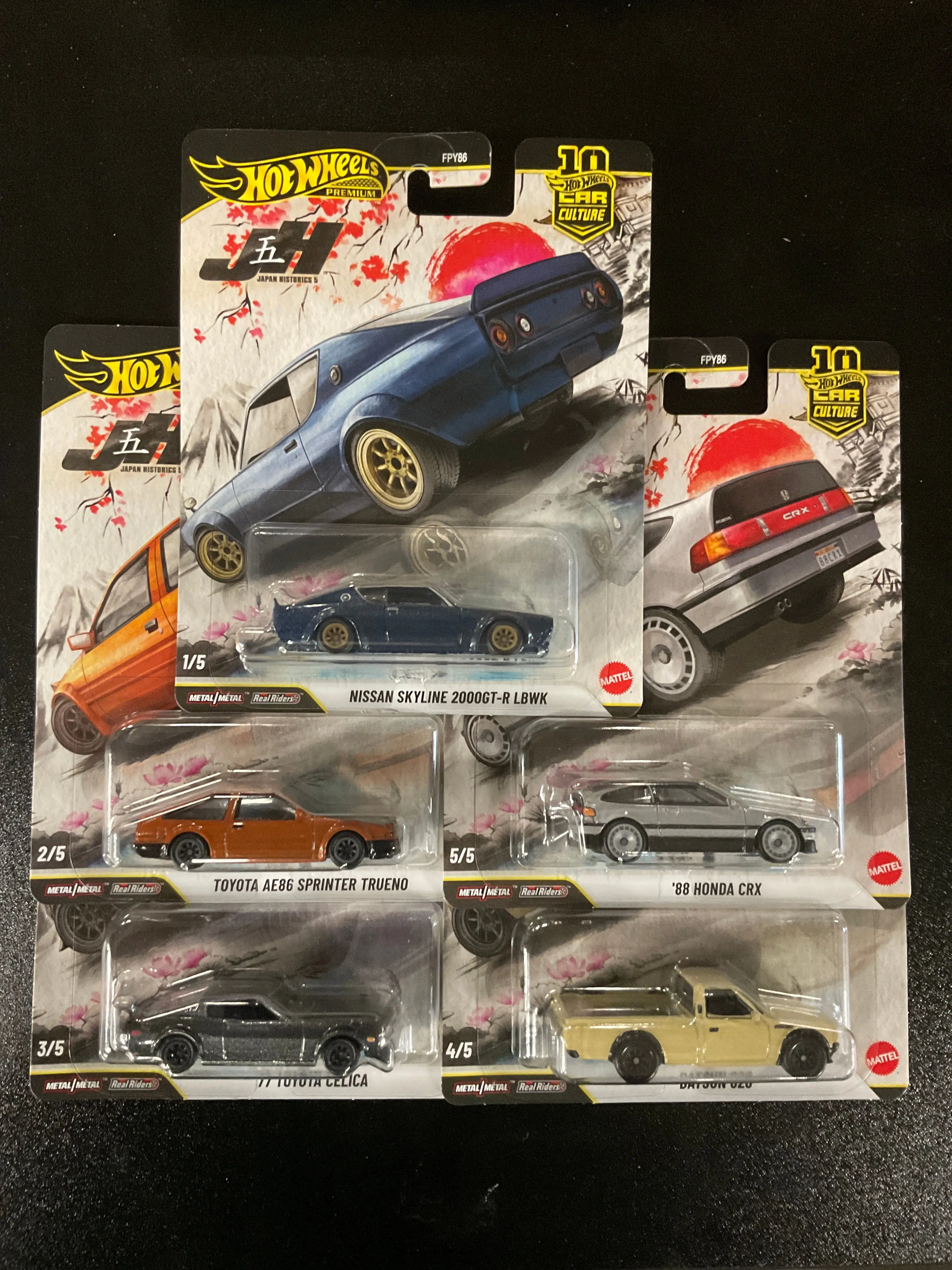 Hot wheels Japan Historics 5 set Hot wheels Japan Historics 5 set
