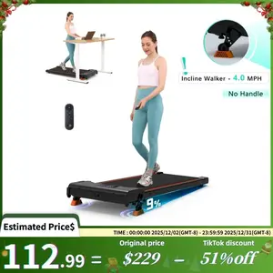 Lichico Incline 2-in-1 Under Desk Treadmill, Electric Walking Treadmill with Incline for Full-Body Workout, 2.5-3.0HP Brushless Motor, Spacious Running Area, Ideal for Home and Office Use