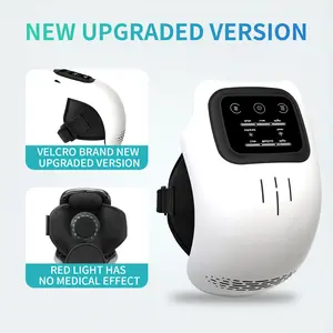 Knee Massager,Cordless Knee Massager and Vibration,Adjustable Temperature Knee Massager with Clear Visible LED Screen Comfort