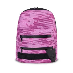Mini - Bubblegum Pink Digital Camo 100% SMELL PROOF LOCKABLE DOUBLE ZIPPER MINI BACKPACK