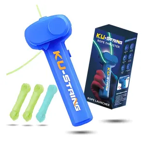 Glow Rope Launcher Toy – USB Rechargeable Light-Up String Blaster for Cats & Kids, Fun Sensory Fidget Play, Indoor/Outdoor Night Game Gadget, Perfect Gift for Pet Owners & Families