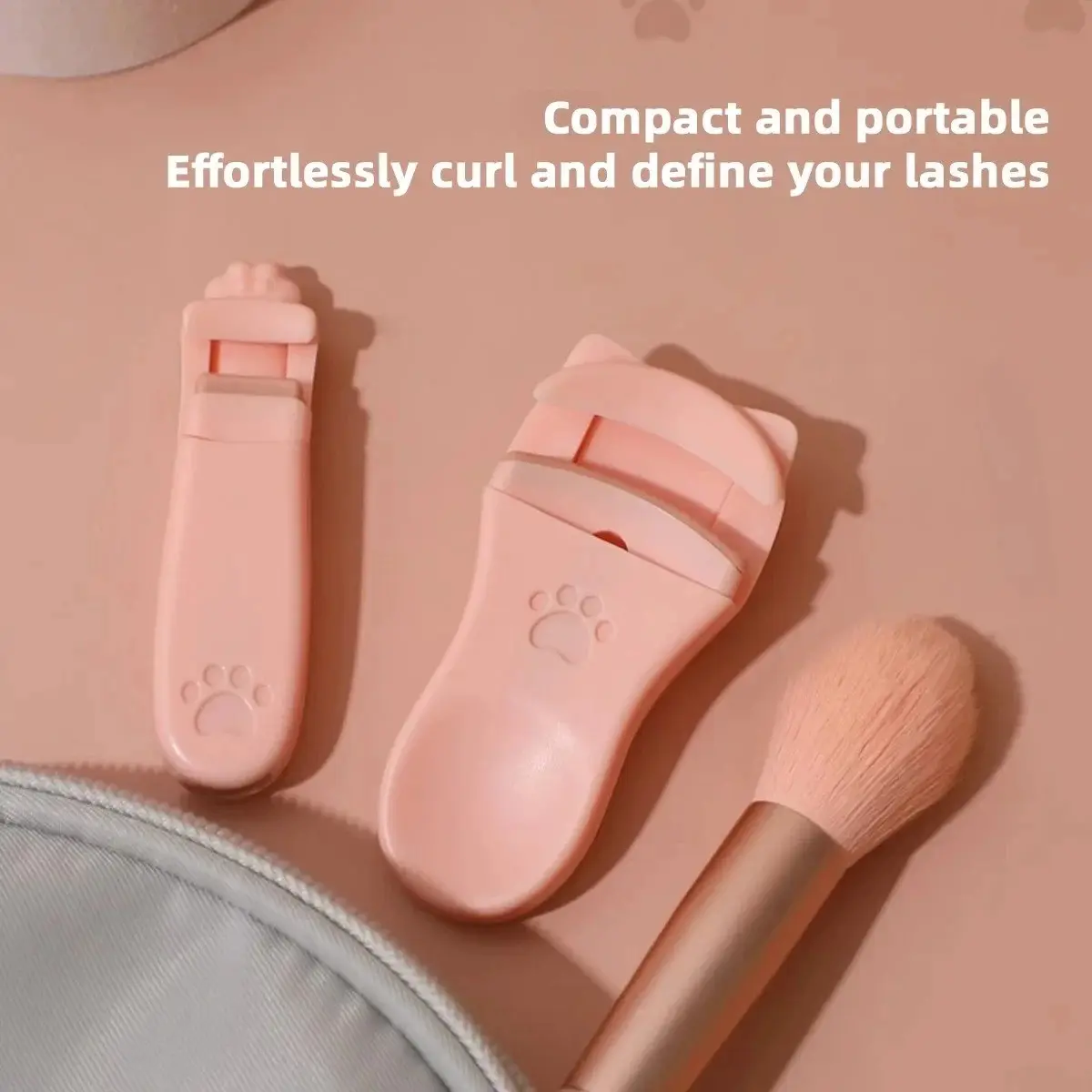 Dual Effect Wide Angle Eyelash Curler Cat Ear Claw Precision Lash Curler, Local Shape Full Eye Natural Curling Tool, Curl Lashes Beauty