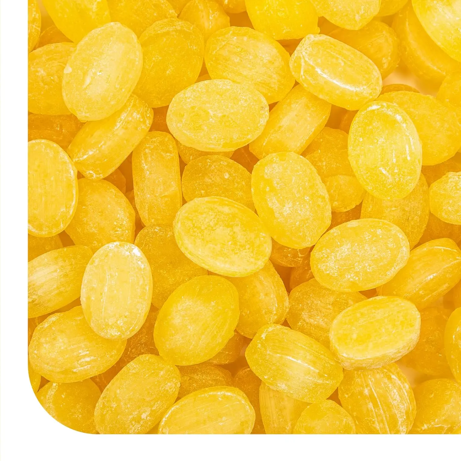 Lemon Drops Hard Candy, 1 lb Bulk Pack, Sweet & Tart Sanded Lemon Hard Candy, Classic Citrus Candy, Unwrapped Candy for Candy Bowls, Parties, Events & Sharing